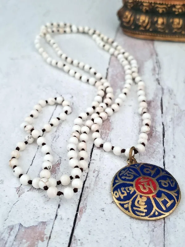 Lapis & Coral Pendant