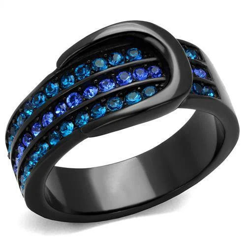 Rings with shield-shaped stones for boldness -Women Stainless Steel Synthetic Crystal Rings