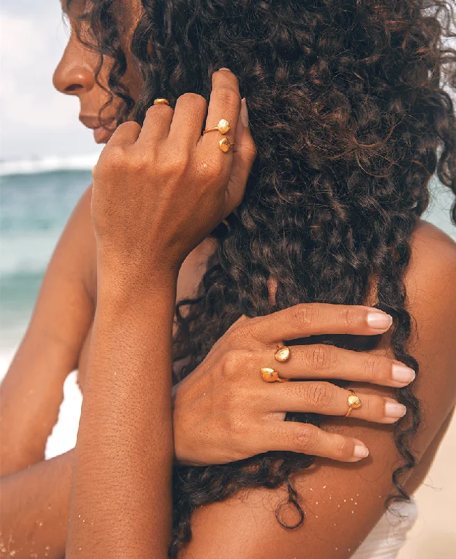 Rings with citrine stones for sunny vibes -Kin Ring