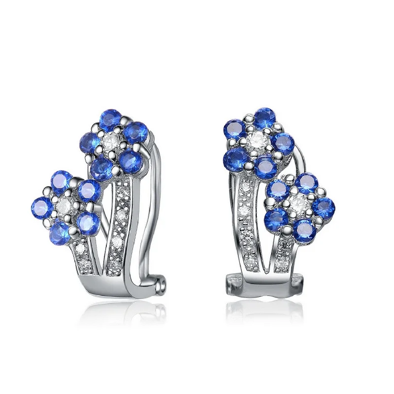 Hoop earrings with circle designs for a classic and timeless shape-Déco Flower Shape Earrings