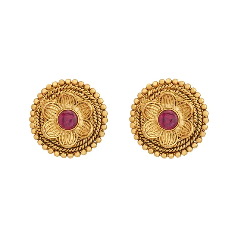 Best hoop earrings with gold for a luxurious and timeless look-Antique Earring 168252