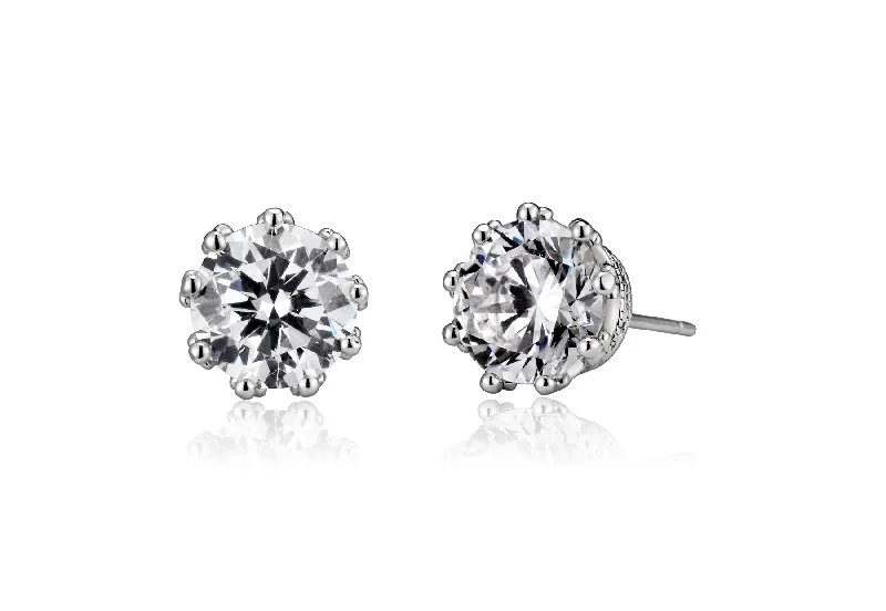 Hoop earrings with satin finishes for a smooth and elegant appearance-Estelle Classic Stud Style Last Pair Earrings