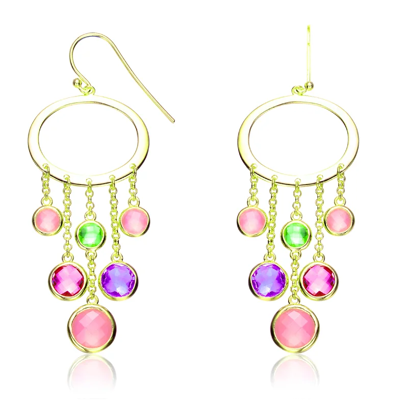 Best hoop earrings with sparkling cubic zirconia for a brilliant, budget-friendly effect-Sophie Multi Color Last Pair Earrings