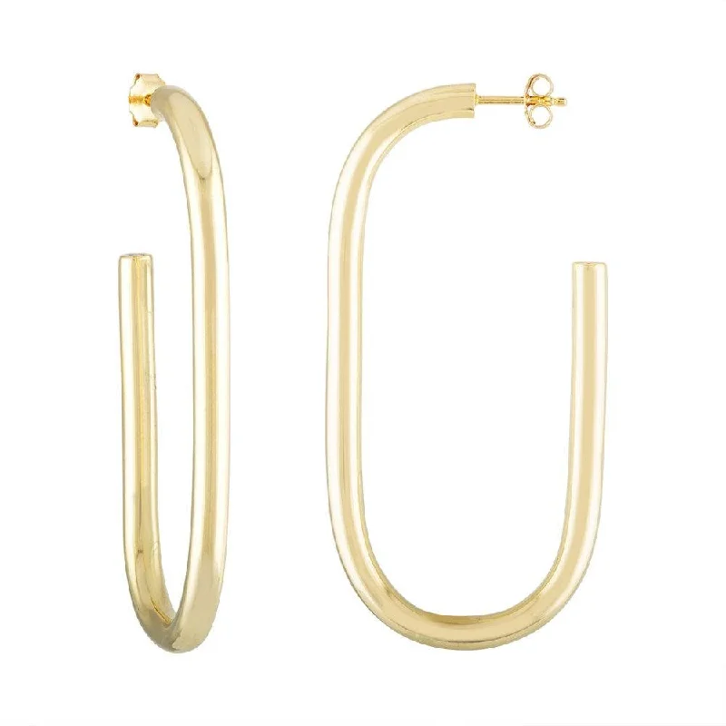 Hoop earrings with snake print designs for an edgy, wild appearance-Formal Maya Earrings in Gold