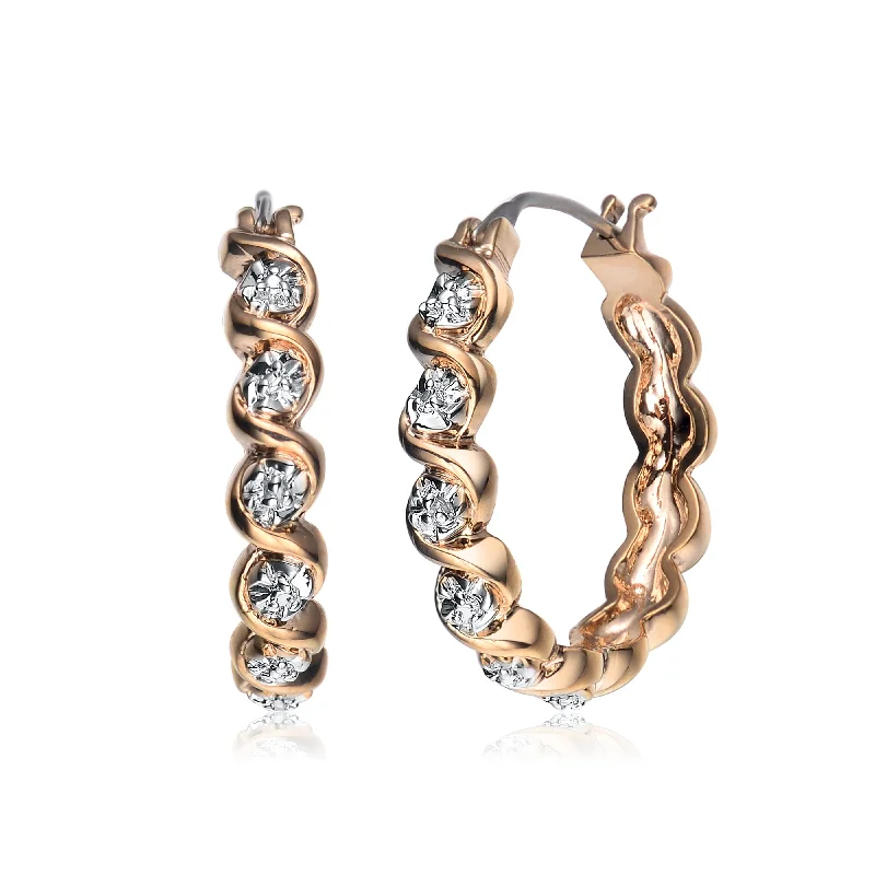 Best hoop earrings with blackened metal for an edgy and bold appearance-Jeanne Round Hoop Earrings