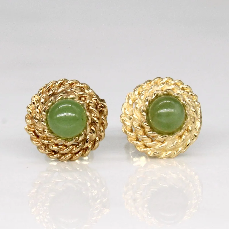 Best hoop earrings with geometric pendants for a modern, chic appeal-Jade Earrings | 0.30ctw |