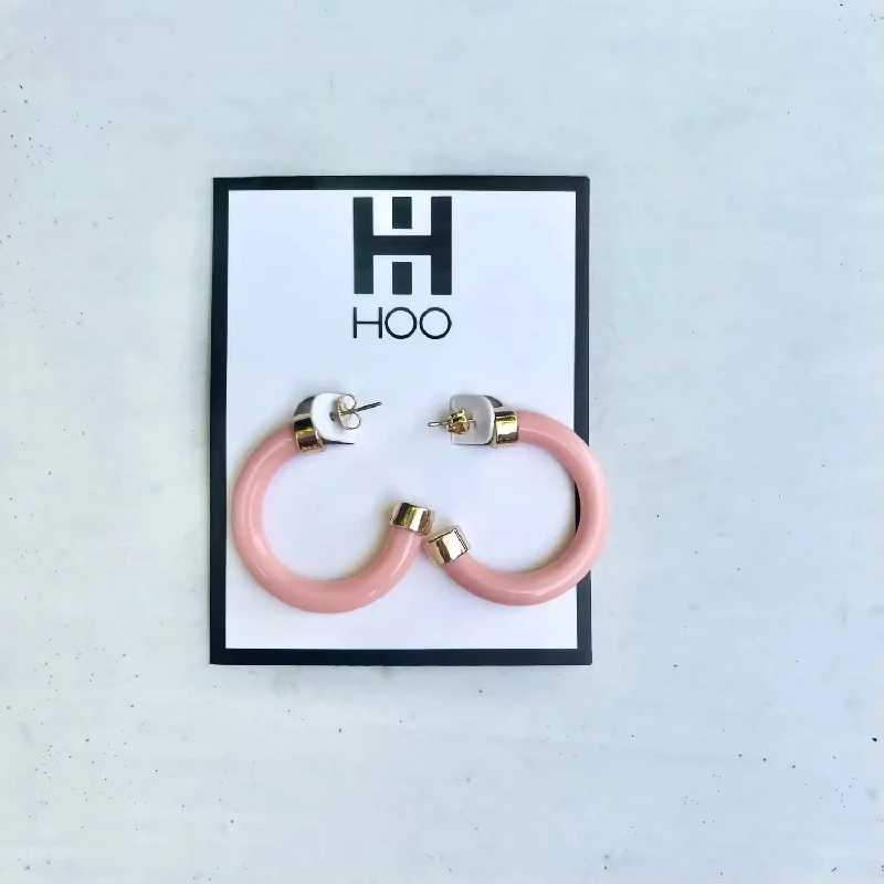 Best hoop earrings with gold-plated finishes for an affordable luxury vibe-Mini Hoop Earrings In Rose