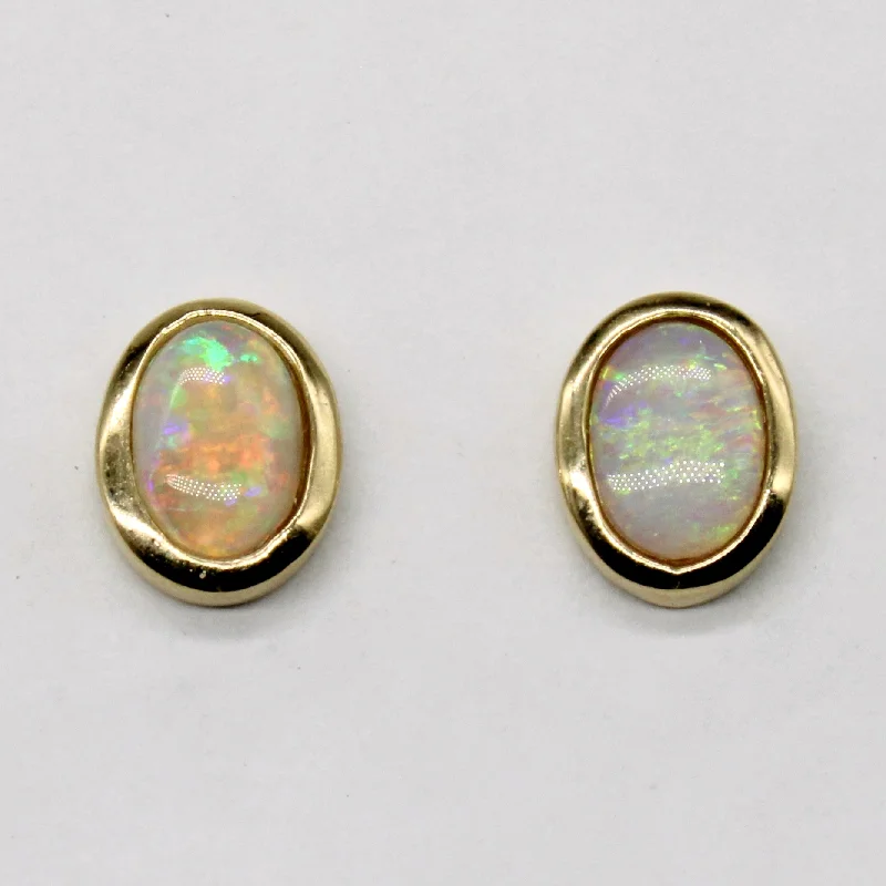 Best hoop earrings with geometric shapes for a modern and artistic appeal-Opal Earrings | 0.90ctw |