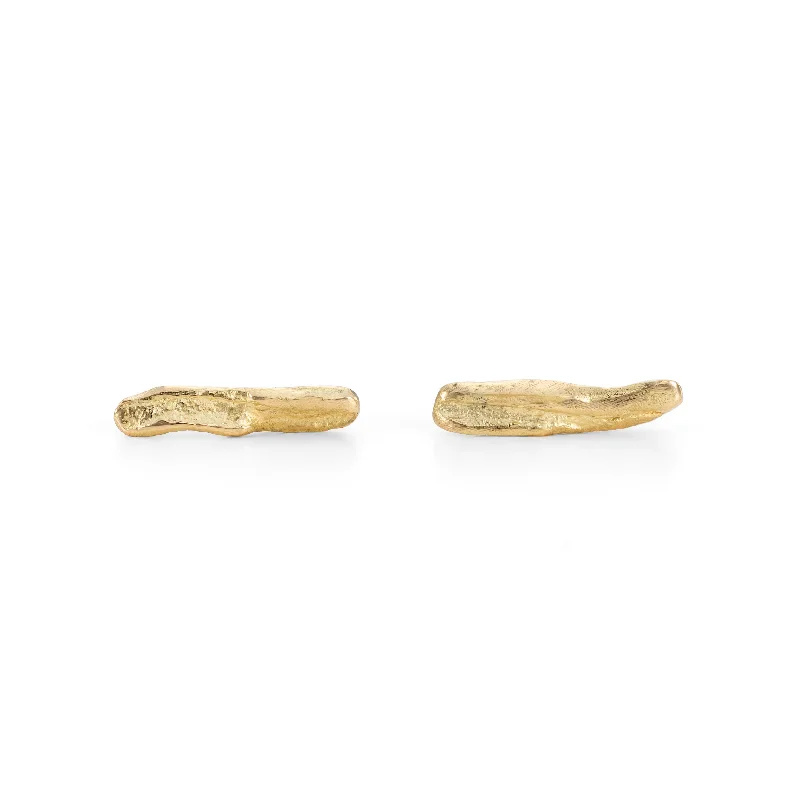 Best hoop earrings with butterfly motifs for a playful and whimsical appearance-Tiny Twigs 18ct Gold