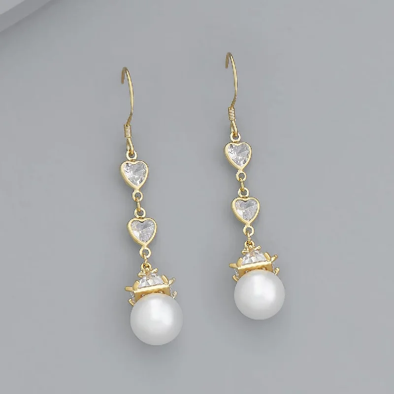 Best hoop earrings with gemstone accents for a colorful and elegant appearance-Trendy Earring 172087