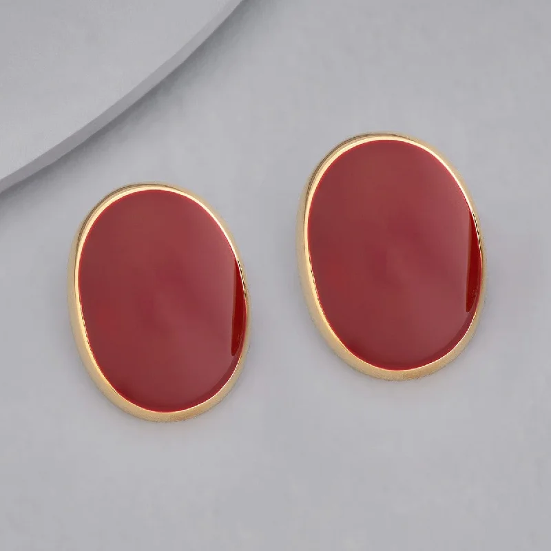 Hoop earrings with twisted leather for a chic and modern boho look-Trendy Earring 174881