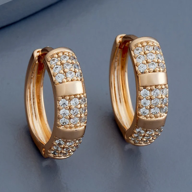 Best hoop earrings with butterfly motifs for a playful and whimsical appearance-Trendy Earring 179330