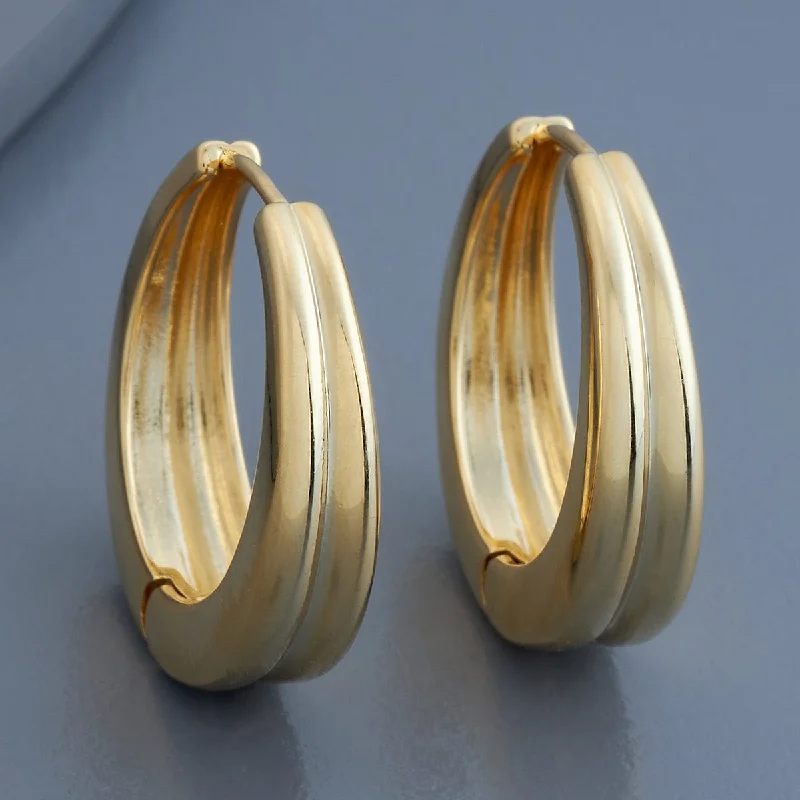 Hoop earrings with floral motifs for a feminine and nature-inspired look-Trendy Earring 179362