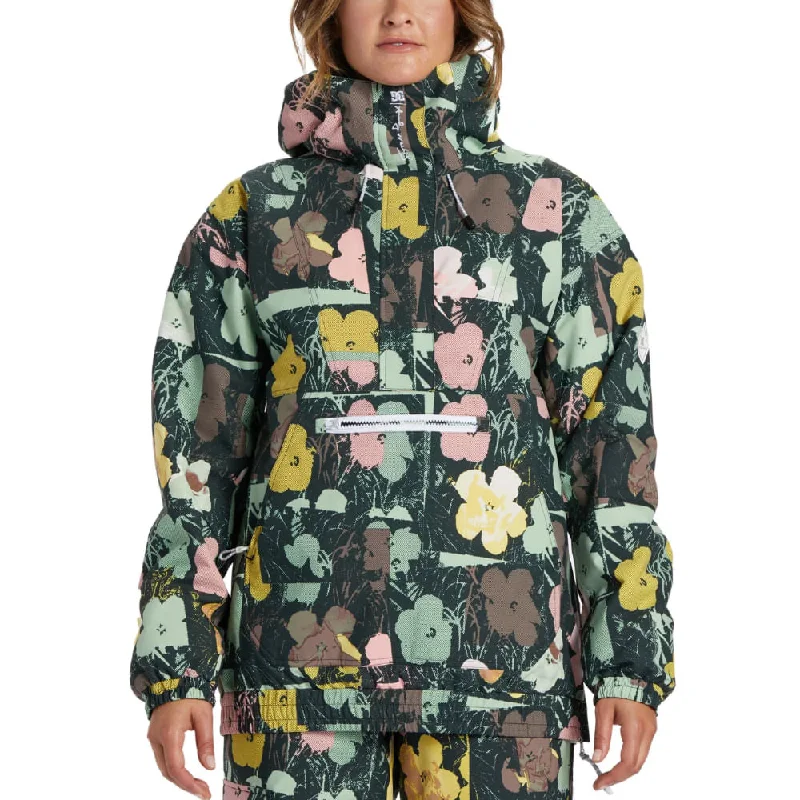 Blue Jackets for Classic -Warm jackets for autumn hikes -DC Andy Warhol Chalet Anorak Jacket