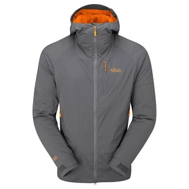 Fishing Jackets for Water Activity -Reflective jackets for night running -Rab M Vapour-Rise Summit Jacket