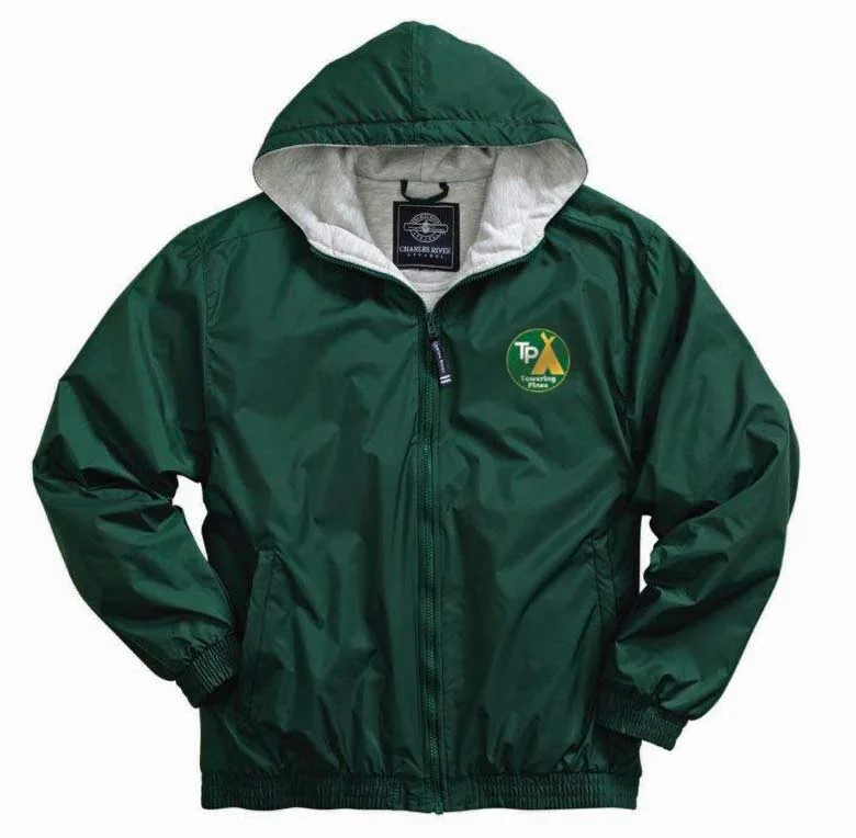 Sustainable Jackets for Eco-Friendly -Stylish trench jackets for men -Towering Pines Camp Charles River Rain Jacket