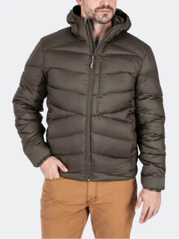 High-End Jackets for Exclusivity -Warm fleece jackets for travel -5-11 Brand Acadia Down Men Tactical Jacket Ranger Green