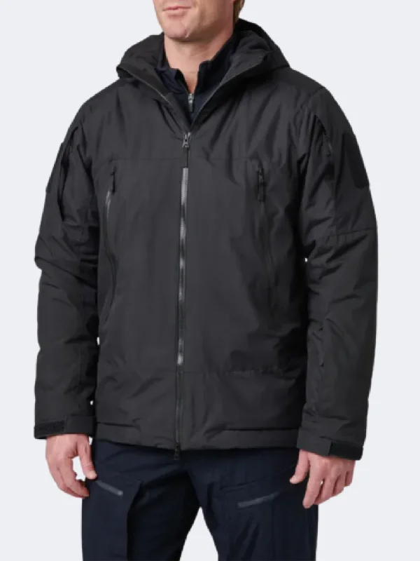 Affordable Jackets for Budget -Hooded jackets for rainy days -5-11 Brand Bastion Men Tactical Jacket Black