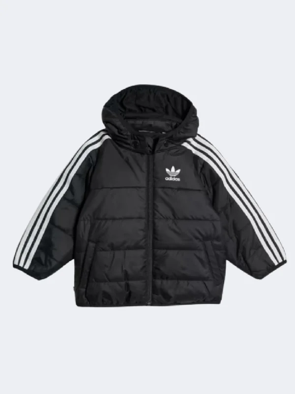 Logo Printed Jackets for Branding -Smart casual jackets for evening wear -Adidas Adicolor Baby-Boys Original Jacket Black/White