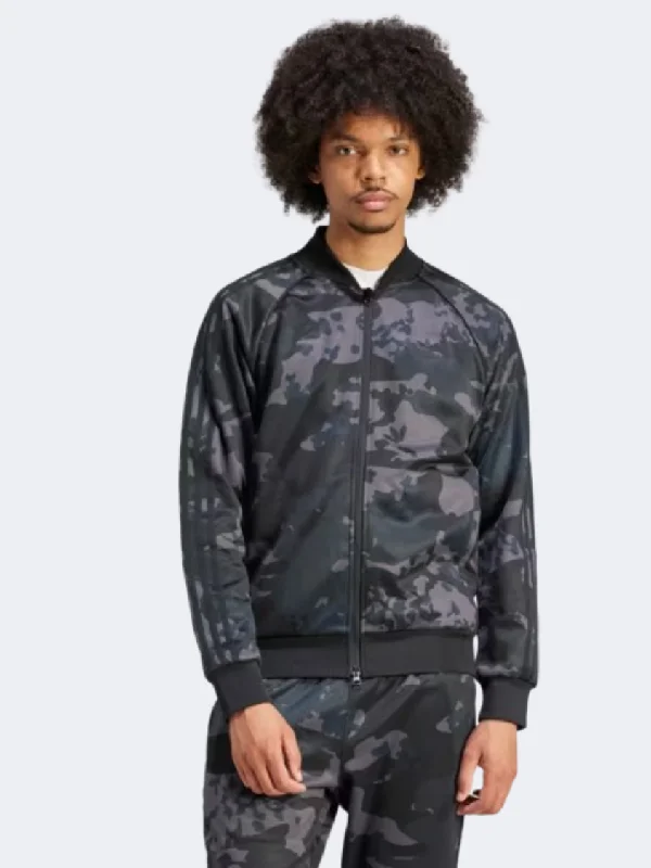 Abstract Jackets for Creative -Women's fleece-lined jackets for fall -Adidas Camo Sst Men Original Jacket Black