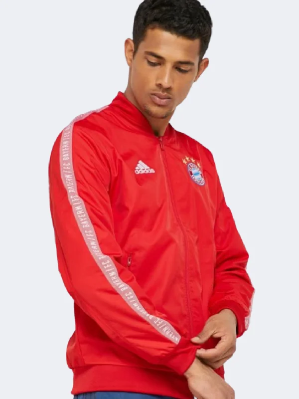 Floral Jackets for Feminine -Zip-up jackets for everyday wear -Adidas Fc Bayern Anthem Men Football Jacket Red/White