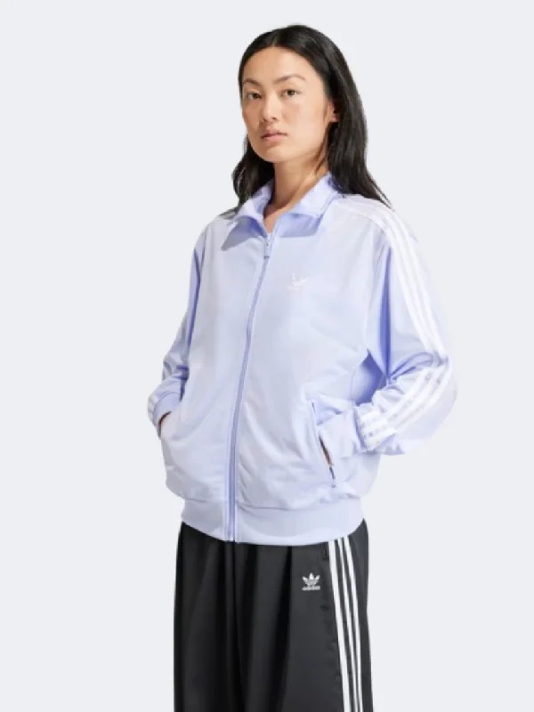 Breathable Jackets for Comfort -Hooded jackets for men -Adidas Firebird Women Original Jacket Violet Tone