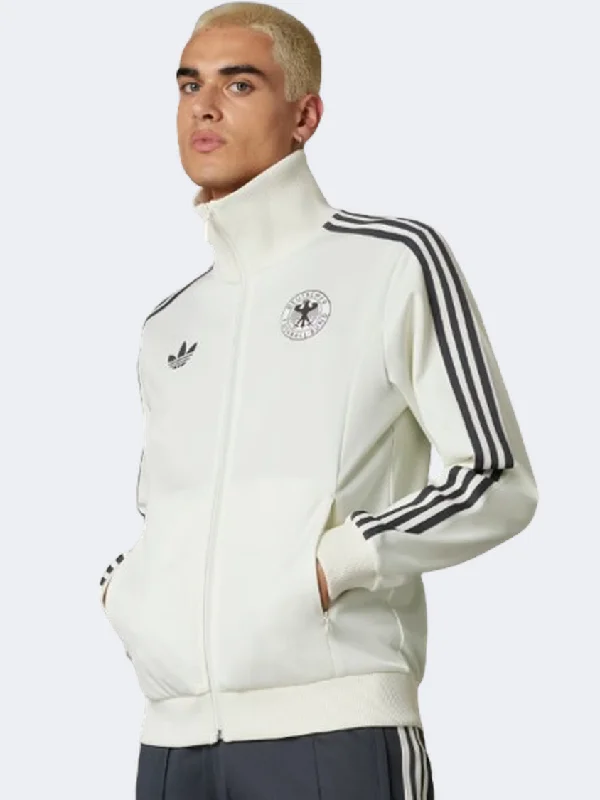 Duffle Jackets for Cozy Style -Versatile jackets for year-round wear -Adidas Germany Beckenbauer Tt Men Football Jacket Off White