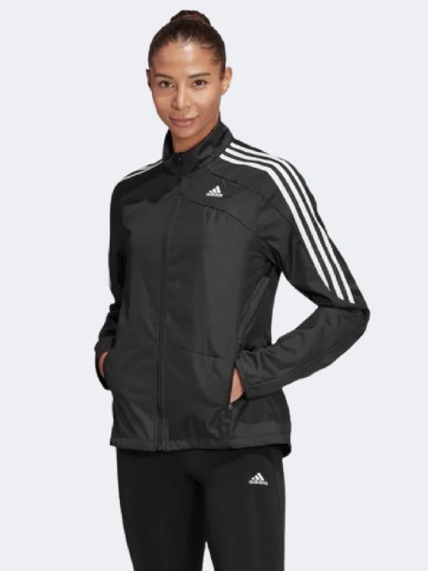 Weekend Jackets for Leisure -Best jackets for snowboarding -Adidas Marathon Women Running Jacket Black/White