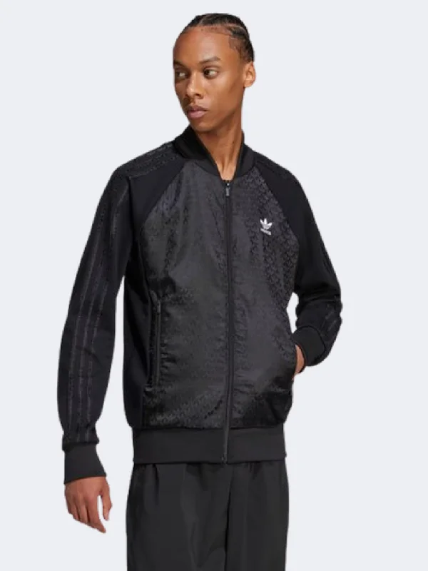 Party Jackets for Night Out -Formal jackets for office wear -Adidas Mono Men Originals Jacket Black