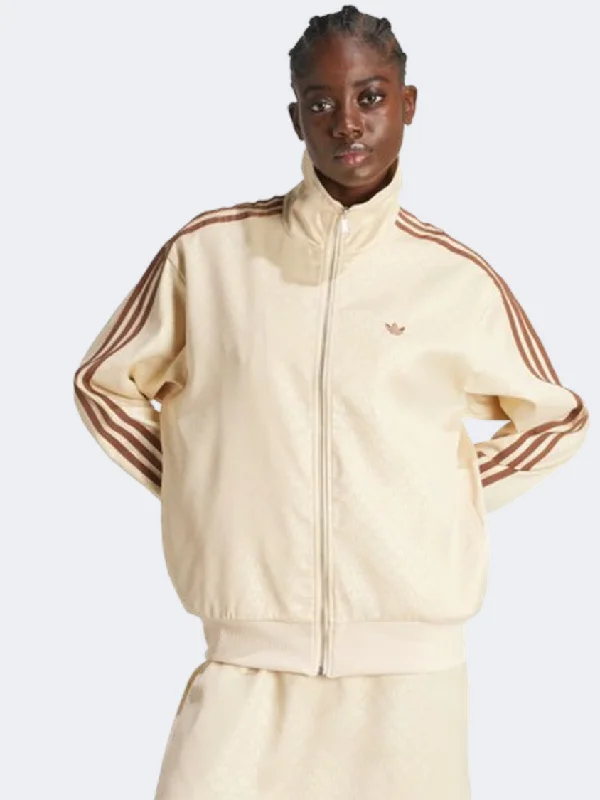 Lightweight Jackets for Easy Carry -Plus size jackets for women -Adidas Monogram Women Original Jacket Crystal Sand