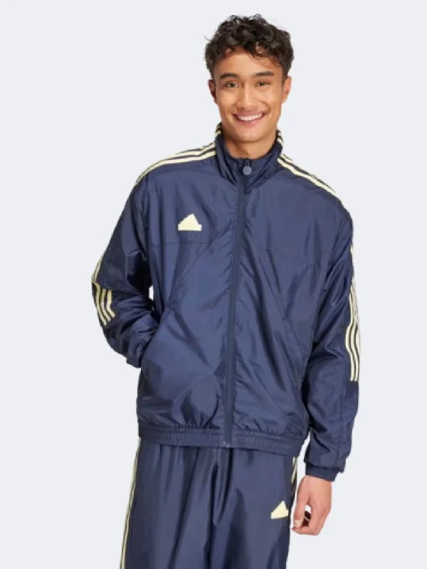 Denim Jackets for Casual Wear -Warm winter jackets for men -Adidas Tiro Men Sportswear Jacket Legend Ink