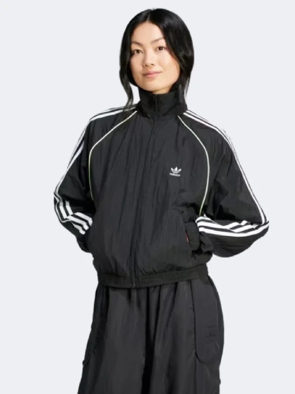 Animal Print Jackets for Fun -Lightweight quilted jackets for fall -Adidas Women Original Jacket Black/White