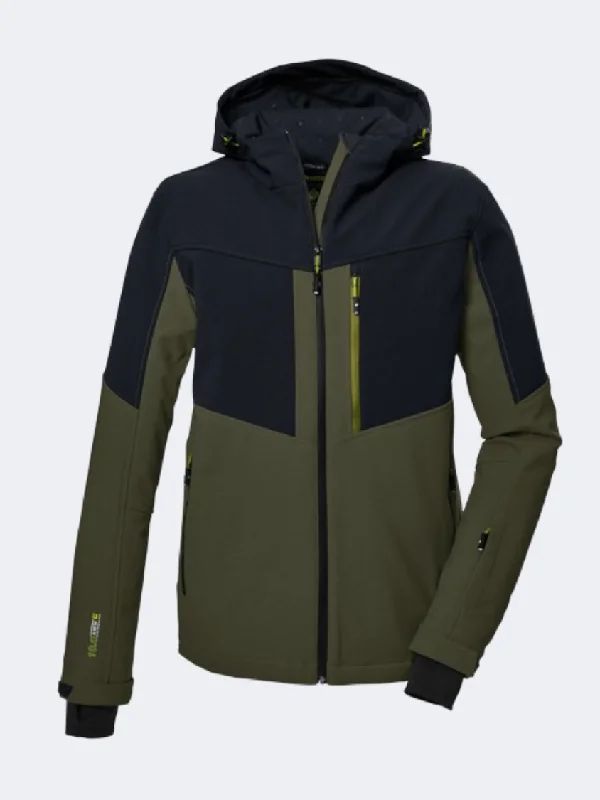 Floral Jackets for Feminine -Zip-up jackets for everyday wear -Killtec Ksw 67 Men Skiing Jacket Dark Moss