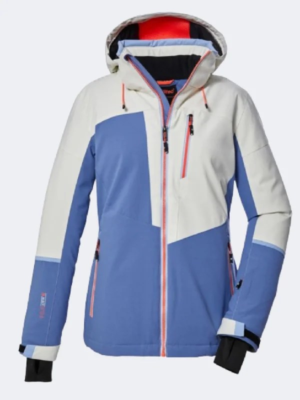 Waterproof Jackets for Outdoor -Casual jackets for work -Killtec Ksw 84 Women Skiing Jacket Medium Blue