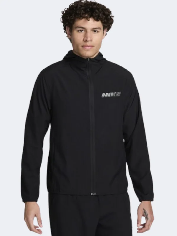 Graduation Jackets for Milestone -Long jackets for windy weather -Nike Df Form Gfx Men Training Jacket Black/Silver