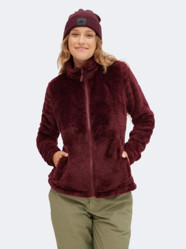 Recycled Jackets for Green -Jackets for layering during fall -ONeill Hazel Women Skiing Jacket Windsor Wine