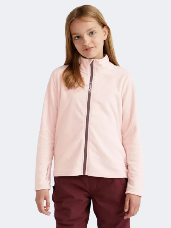 School Jackets for Uniform -Men's jackets with detachable hoods -ONeill JackS Girls Skiing Jacket Peach Whip