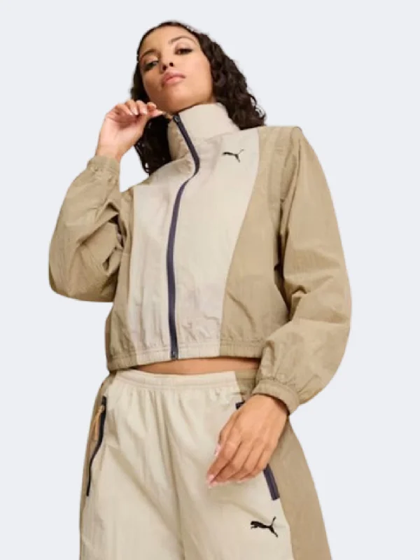 Business Jackets for Meetings -Soft fleece jackets for chilly evenings -Puma Dare To Modular Women Lifestyle Jacket Beige