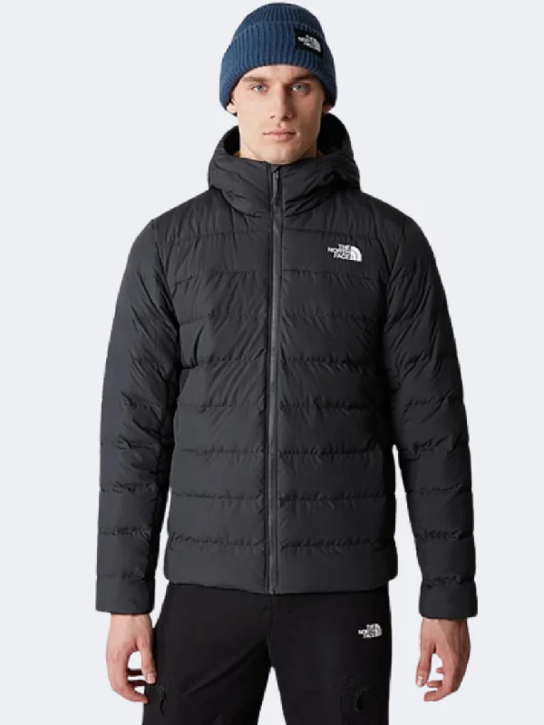 Gray Jackets for Subtle -Padded jackets for extreme cold -The North Face Aconcagua 3 Men Hiking Jacket Asphalt Grey