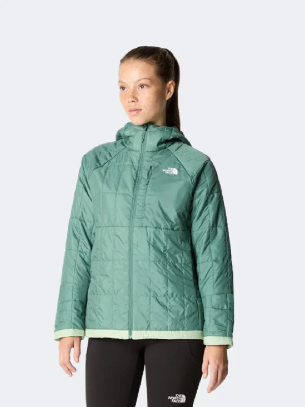 Branded Jackets for Quality -Parka jackets with fur trim for winter -The North Face Circaloft Women Hiking Jacket Dark Sage/Misty Sage