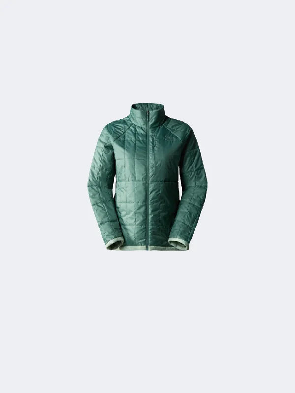 High-End Jackets for Exclusivity -Warm fleece jackets for travel -The North Face Circaloft Women Lifestyle Jacket Dark Sage/Misty Sage