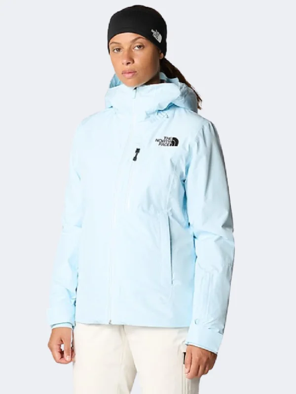 Harrington Jackets for Retro -Designer bomber jackets for men -The North Face Descendit Women Skiing Jacket Icecap Blue