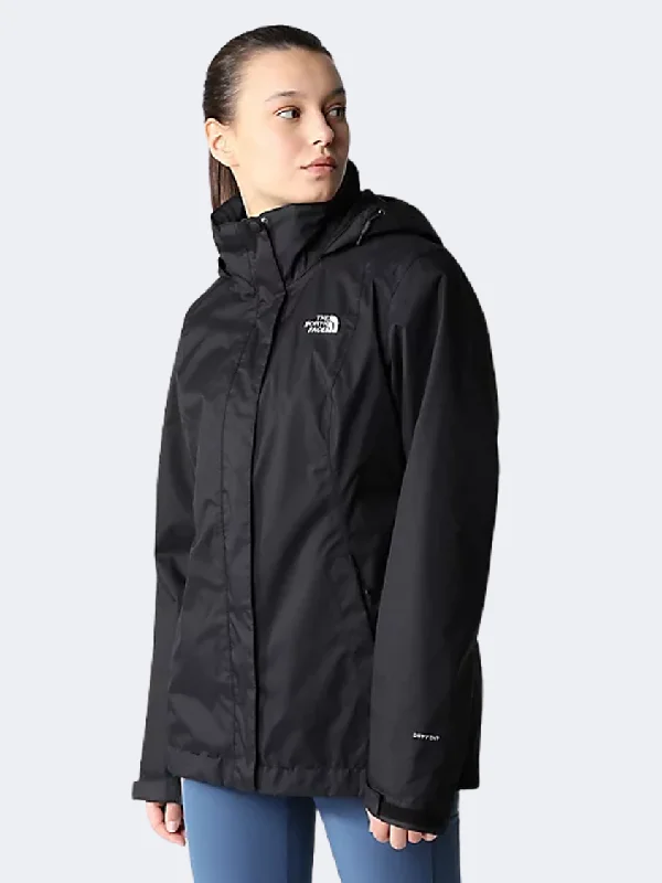 Pink Jackets for Feminine -Softshell jackets for hiking -The North Face Evolve Ii Triclimate Women Hiking Jacket Black