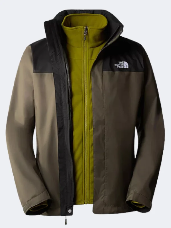 High School Jackets for Students -Military-inspired jackets for women -The North Face Evolve Trickclimate Ii Men Hiking Jacket Taupe Green/Sulphur