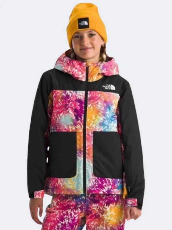 Military Jackets for Tough Look -Military-style jackets for men -The North Face Freedom Insulated Girls Skiing Jacket Popy Blowing Multi