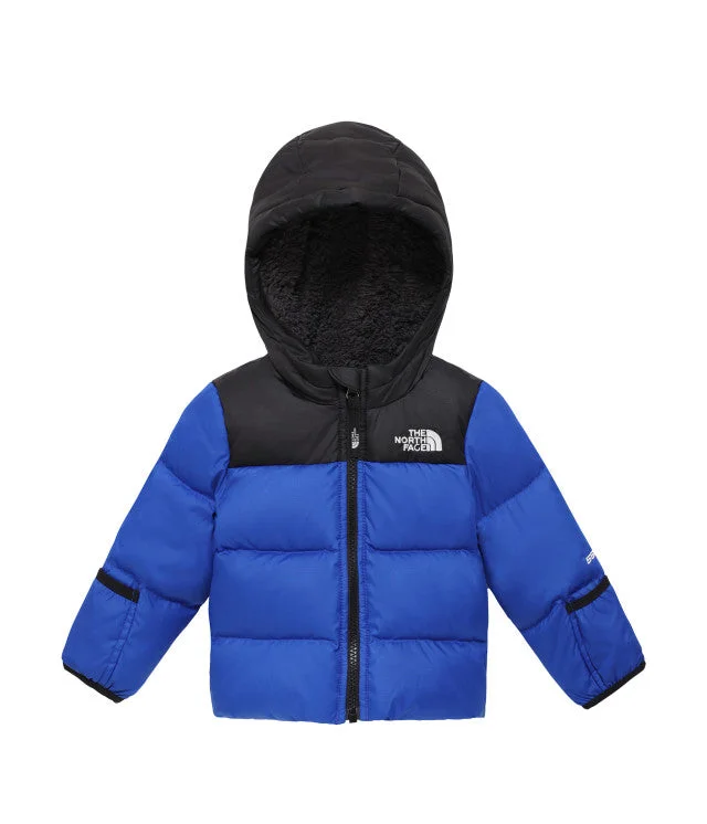 Black Jackets for Versatile -Waterproof jackets for outdoor sports -The North Face Infant Lifestyle Nf0A3Y6F-Cz6-1 Inf Moondoggy Jacket Blue