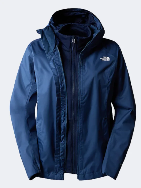 School Jackets for Uniform -Men's jackets with detachable hoods -The North Face Quest Triclimate Women Hiking Jacket Shady Blue/Navy