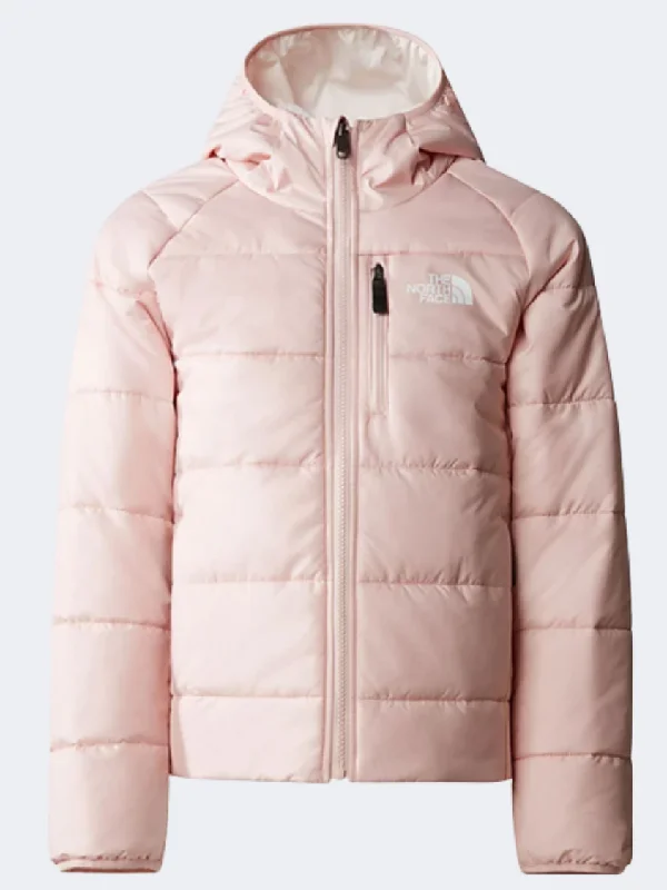 Beaded Jackets for Decoration -Slim fit jackets for casual outings -The North Face Reversible Girls Lifestyle Jacket Pink Moss/Garde