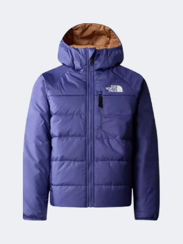 Anniversary Jackets for Special -Trendy bomber jackets for men -The North Face Reversible Perrito Boys Lifestyle Jacket Blue/Almond Brown