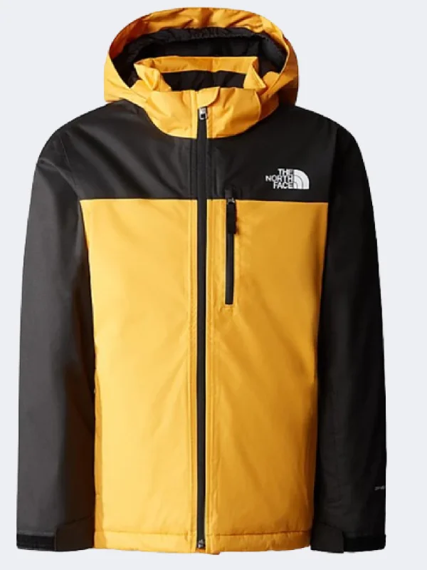 Purple Jackets for Elegant -Custom jackets for team sports -The North Face Snowquest Plus Insulated Kids Skiing Jacket Summit Gold/Black